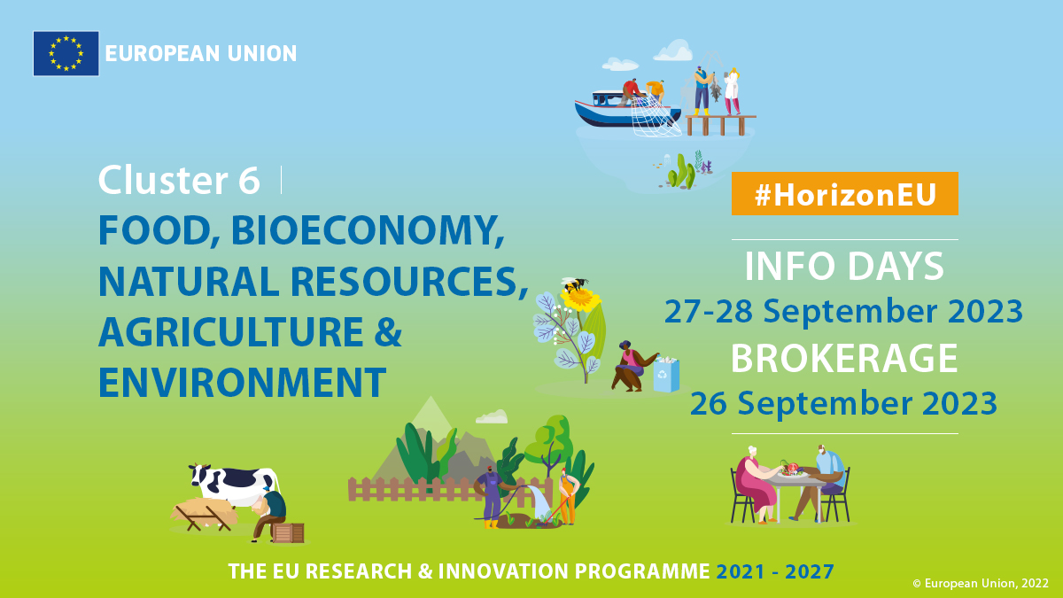 Info Days | Cluster 6 |Food, bioeconomy, natural resources, agriculture & enviroment