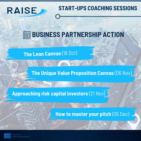 Start-ups Coaching Sessions: Business Partnership Action